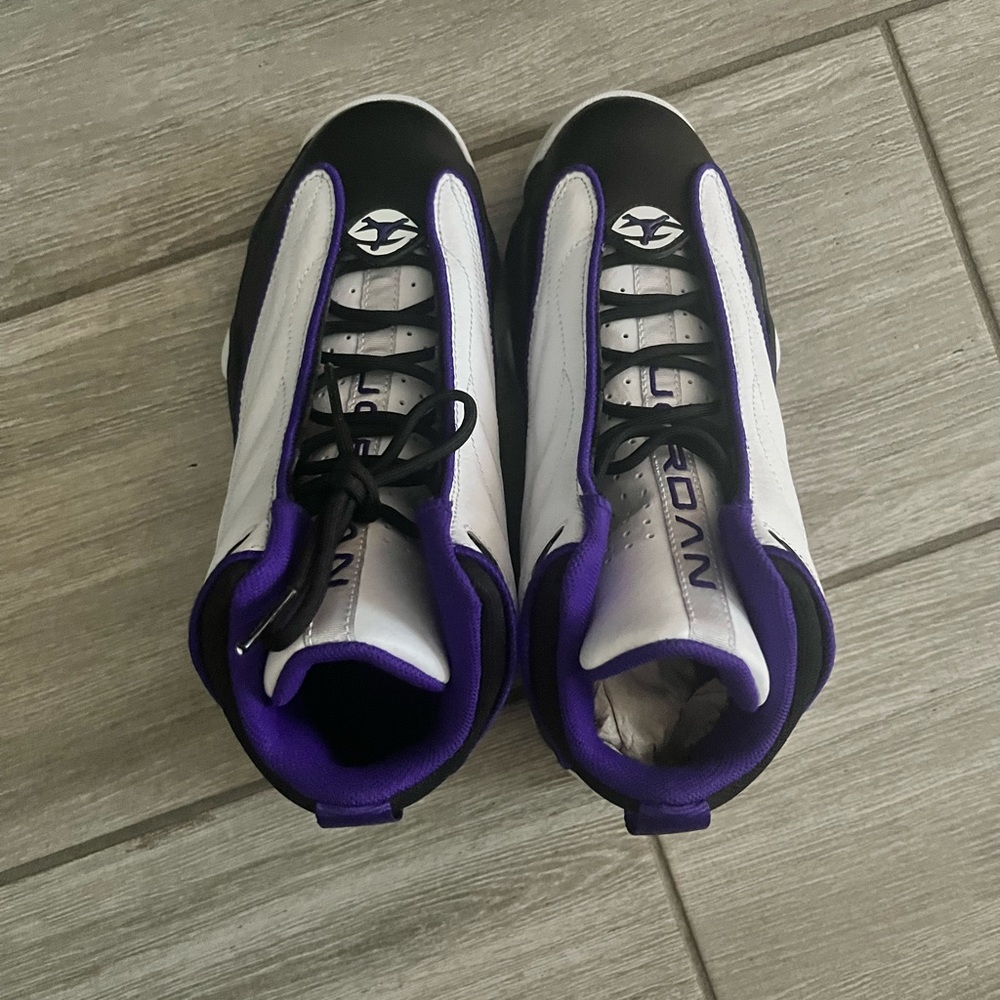 Air Jordan Pro Strong, White Black Electro Purple.